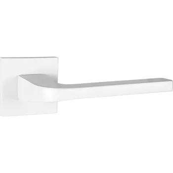 Dveřní kování MPK - VIVA - HR SQ6 bez spodní rozety, klika/klika WS - Bílá matná