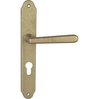 MPK - ALT WIEN PZ otvor pro vložku, klika/klika, 90 mm NAT - Natural mosaz nelakovaná