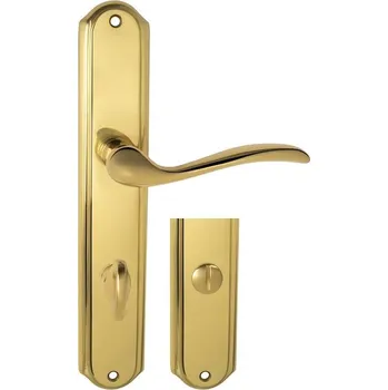 MPK - JULIA - SO klika/klika, WC klíč, 72 mm OLV - Mosaz leštěná lakovaná