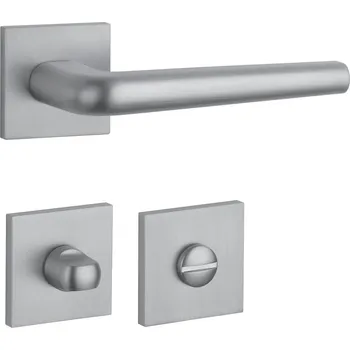 Dveřní kování AT - FUNKIA - HR 7S rozety WC, klika/klika OCS - Chrom broušený