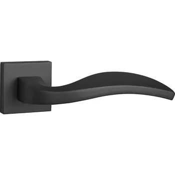 Dveřní kování FO - DIANA - HR bez spodní rozety, klika/klika BS - Černá matná