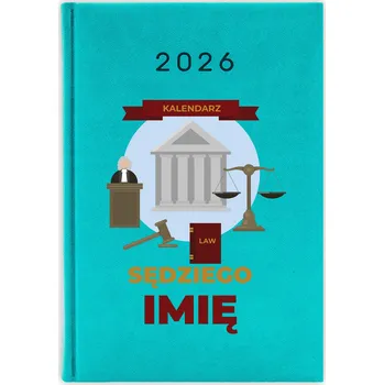 Kalendář Knižkový kalendář 2026 A5 FunnyCase modrý