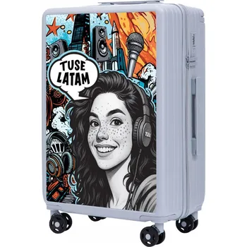 Wings Střední tvrdý kufr ABS CS-BNT01, 63 l