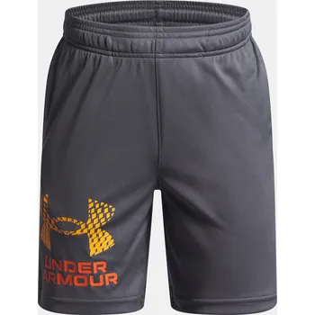 Chlapecké oblečení Chlapecké kraťasy Under Armour UA Tech Logo Shorts-G 1383333-026 Šedá YLG