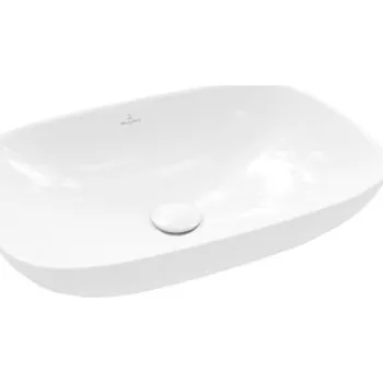 Umyvadlo Villeroy & Boch Loop&Friends Umyvadlo na desku, 620x420 mm, bez přepadu, CeramicPlus, alpská bílá