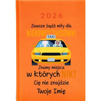 Kalendář Knižkový kalendář 2026 A5 oranžový