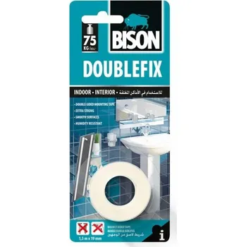 Lepicí páska BISON DOUBLEFIX 1,5 m x 19 mm