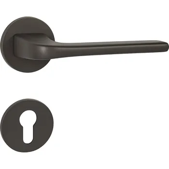 Dveřní kování TI - DARA - R 4007 5S klika/klika, rozety PZ T - Titan (141)