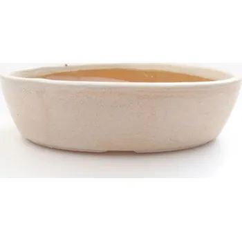 Květináč Keramická bonsai miska 15 x 9,5 x 4 cm béžová 1427-M25-6010