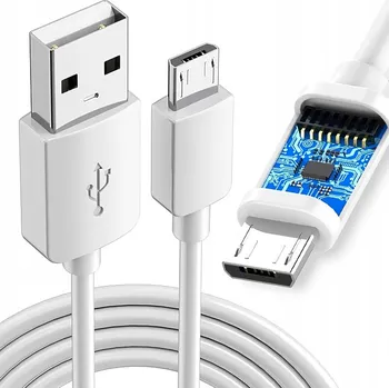Datový kabel Kabel Samsung USB - microUSB typ B, 1 m, bílý