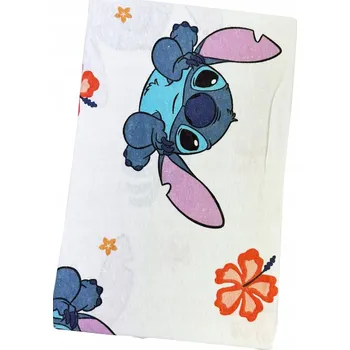 Prostěradlo CARBOTEX Prostěradlo bavlněné s gumou LILO & STITCH 90x200x25 cm 407