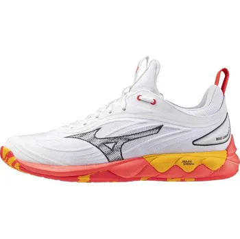 Pánská obuv Mizuno WAVE LUMINOUS 3(U) - White/Fiery Coral 2/Citrus Velikost: 38.5