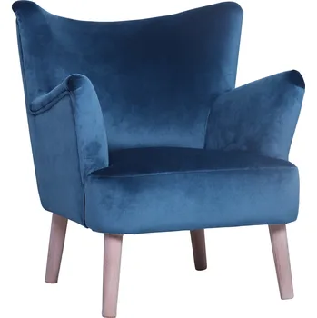 Křeslo Solenzara Sametové křeslo Retro NC7167 Vyberte si ze sametů: TJ-039 Vínová, Povrchová úprava nohou: Graywash M Beech P824A