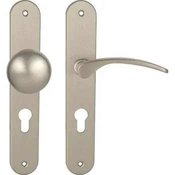 MPK - LAURA ECO PZ otvor pro vložku, 90 mm, koule/klika pravá NP - Nikl perla