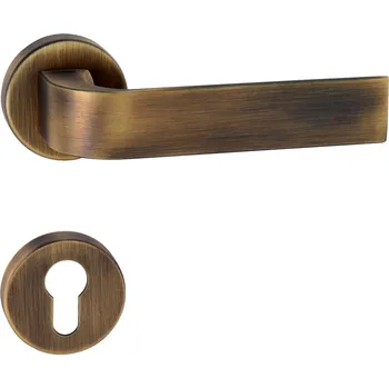 Dveřní kování TI - CINTO - R 2732 klika/klika, rozety PZ OGS - Bronz česaný matný (77)