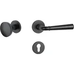 ASM - MARIGOLD 1 - R 7S rozety PZ, koule/klika pravá BS - Černá matná