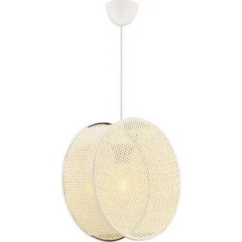 Lustr na lanku BIG DRUM 1xE27/60W/230V krémová