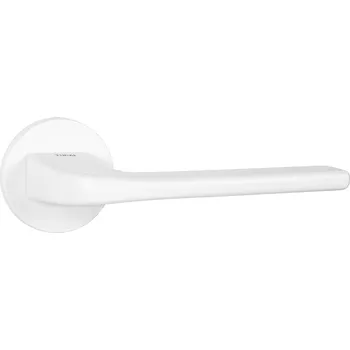 Dveřní kování TI - DARA - R 4007 5S klika/klika, bez spodní rozety WS - Bílá matná (152)