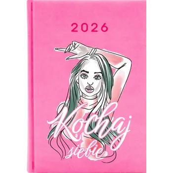 Kalendář Knižkový kalendář 2026 A5 Cute Cups růžový