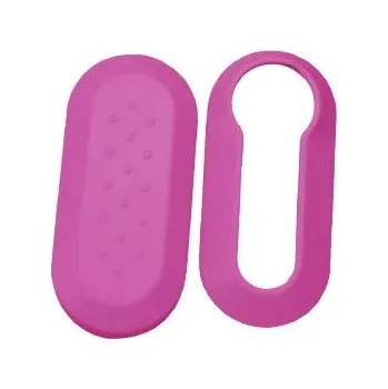 Autoklíč Plastový obal klíče Fiat (růžový)