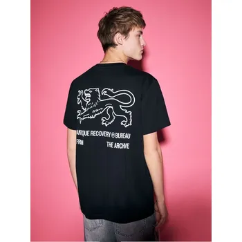 Tričko s potiskem - M - House - černá - 005GV-99X