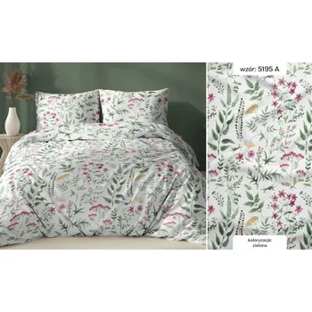 Povlečení Bavlněné Povlečení 140x200, barevná louka, na zip, KARO Bavlna Max