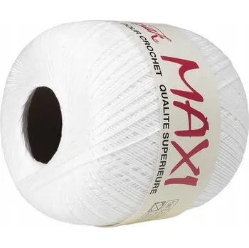 Příze Háčkovací Příze Maxi bílý 100% bavlna 565 m Altin Basak