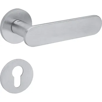 Dveřní kování TI - NELA - R 4158 5S klika/klika, rozety PZ OCS - Chrom broušený (96)