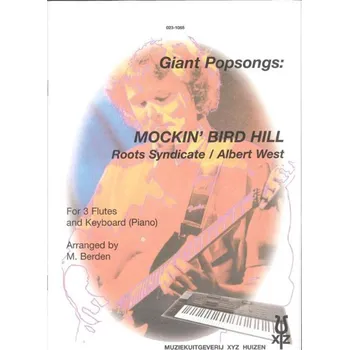 Giant Popsongs - Mockin Bird Hill - pro 3 příčné flétny a klavír