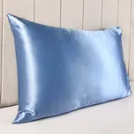 Hedvábný povlak na polštář světle modrý různé rozměry 19 momme Rozměr: 50x75cm
