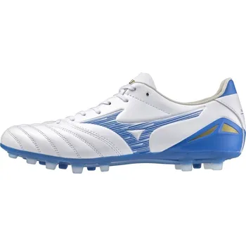 Kopačky Mizuno MORELIA NEO IV PRO AG - White/Laser Blue/Laser Blue Velikost: 44.0