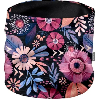 Oblečení a móda UNUO DÍVČÍ NÁKRČNÍK BAVLNĚNÝ KVĚTINY NOVINKA Velikost: Dětská, Vzor: Kouzelné květiny