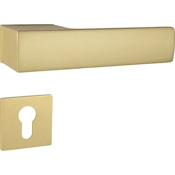 Dveřní kování TI - GORDO - RT5 4084 rozety PZ, klika/klika OLM - Zlatá matná (208)