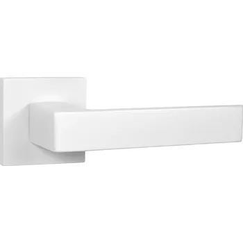 Dveřní kování MPK - HIT - HR SQ6 bez spodní rozety, klika/klika WS - Bílá matná