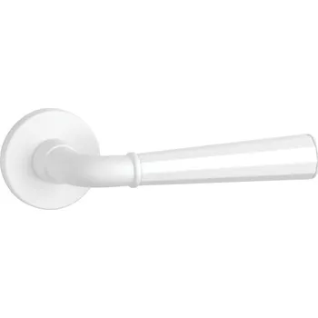 Dveřní kování ASM - MARIGOLD 1 - R 7S klika/klika, bez spodní rozety WS - Bílá matná