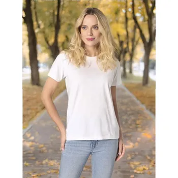 Dámské tričko Sinsay - Tričko s krátkým rukávem - bílá - 000CH-00X - 000CH-00X-XS-1