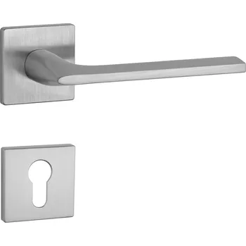 Dveřní kování AS - SALVIA - HR 5S rozety PZ, klika/klika OCS - Chrom broušený