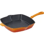 SILVERCREST® Litinová grilovací pánev, Ø 24 cm (oranžová)