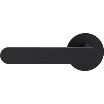 Dveřní kování GK - AVUS PIATTA S - R - S2L s uzamykáním bez spodní rozety, klika/klika s uzamykáním levá Grafit černá (28)