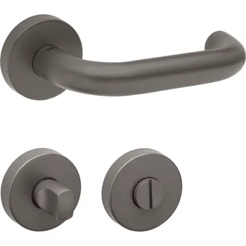 Dveřní kování TI - COSLAN - R 2000 klika/klika, rozety WC T - Titan (141)