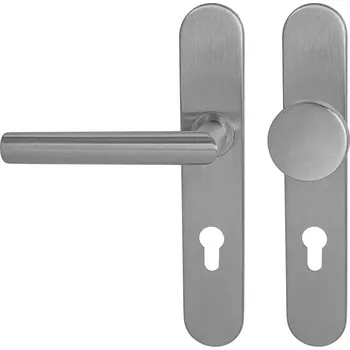 MPK - FAVORIT SPECIÁL - SOD PZ otvor pro vložku, 90 mm, koule/klika levá BN - Broušená nerez