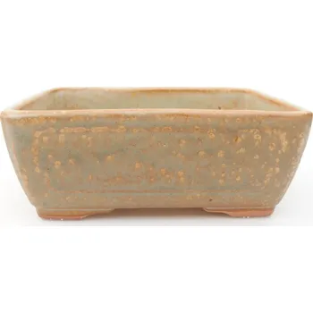 Květináč Keramická bonsai miska 16 x 12 x 6 cm zelená 1394-M24-5098