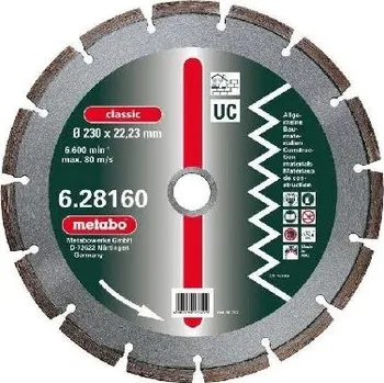 Řezný kotouč Metabo - Diamantový řezný kotouč na stavební materiály 125x22,23 mm 628157000