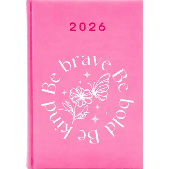 Kalendář Knižkový kalendář 2026 A5 růžový