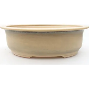 Květináč Keramická bonsai miska 23 x 19,5 x 7 cm béžová 1427-M25-5795