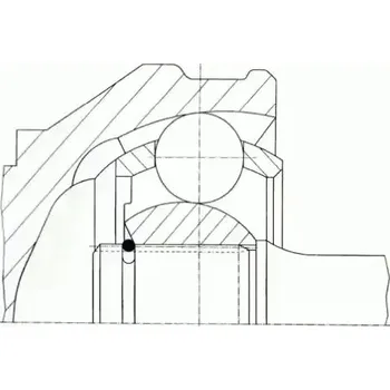 Poloosa kola Lobro 302276 Sada kloubů, hnací hřídel