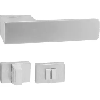 Dveřní kování TI - GORDO - RT5 4084 rozety WC, klika/klika OCS - Chrom broušený (96)