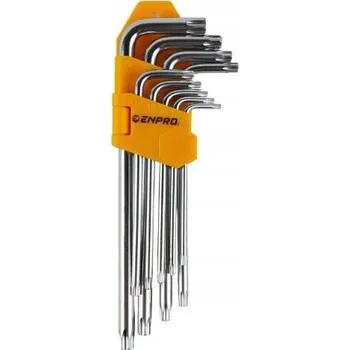 Klíč Set L klíčů torx CrV T10 - T50 9 ks, ENPRO