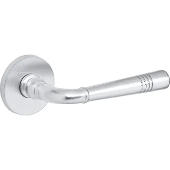 Dveřní kování TI - DIADEM - R 4009 5S klika/klika, bez spodní rozety OCS - Chrom broušený (96)