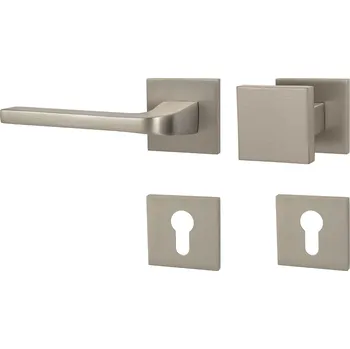 MPK - VIVA - HR SQ6 rozety PZ, madlo/klika levá NP - Nikl perla